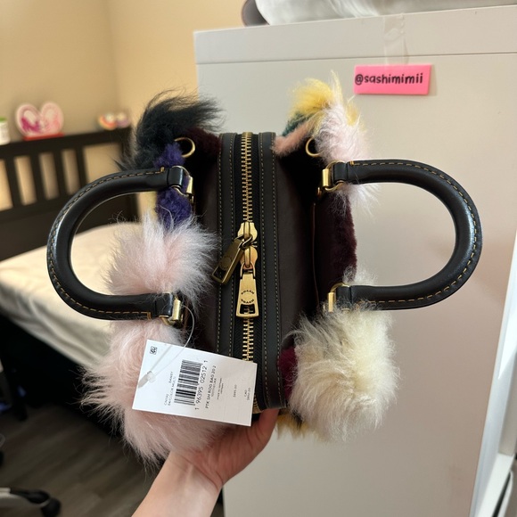 NWT Coach Shearling Rogue 20
Patchwork - Color Multi (Retail $700) - Picture 3 of 7